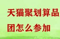 天貓聚劃算品牌團(tuán)怎么參加？